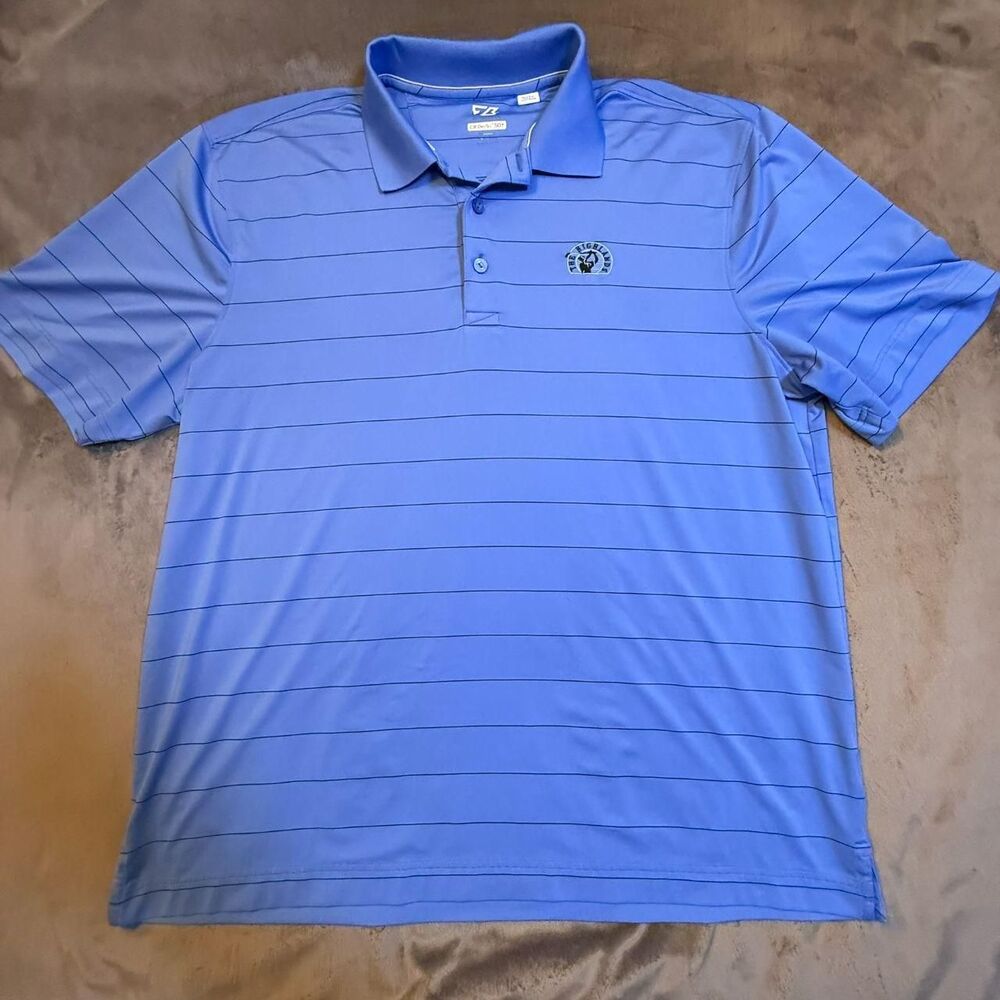 Cutter & Buck blue striped golf polo Size XL - 0269